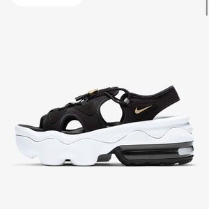 Nike Air Max Koko Black & White Platform Sandals